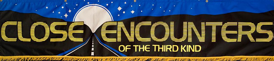 Close Encounters of the Third Kind Original 1977 U.S. Banner