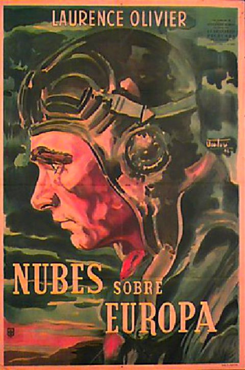 Clouds Over Europe Original 1946 Argentine Movie Poster