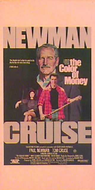 The Color of Money (1986) Original Movie Posters - Posteritati