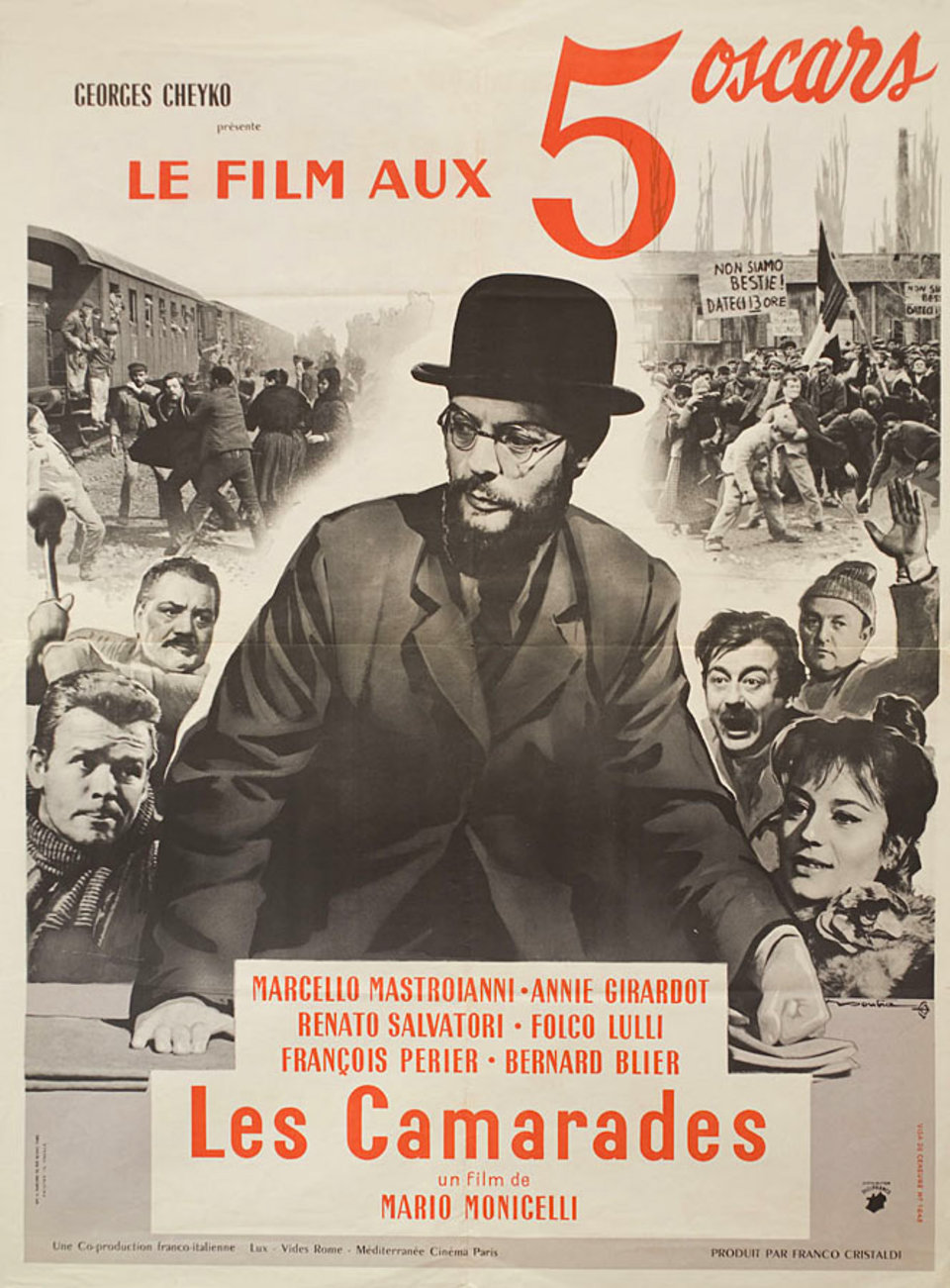 I compagni Original 1963 French Moyenne Movie Poster
