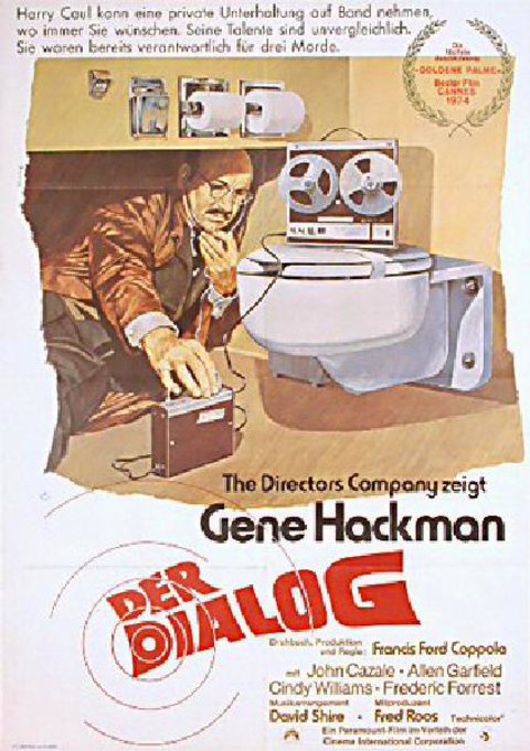 The Conversation Original 1974 German A1 Movie Poster