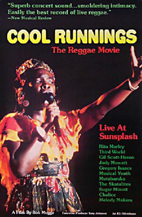 Cool Runnings: The Reggae Movie Original 1980s U.S. One Sheet Movie Poster