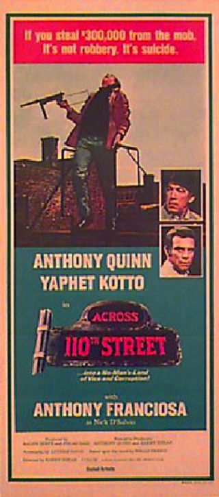 ACROSS 110TH STREET POSTER ポスター ブッタブランド Amazon.co.jp: ポスター ACROSS 110TH STREET 110番街交差点 ORG
