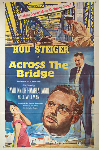 Across the Bridge Original 1958 U.S. One Sheet Movie Poster