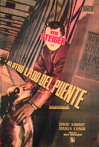 Across the Bridge Original 1958 Spanish B1 Movie Poster