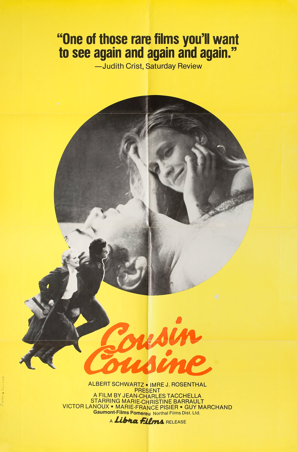Cousin, Cousine Original 1975 U.S. One Sheet Movie Poster