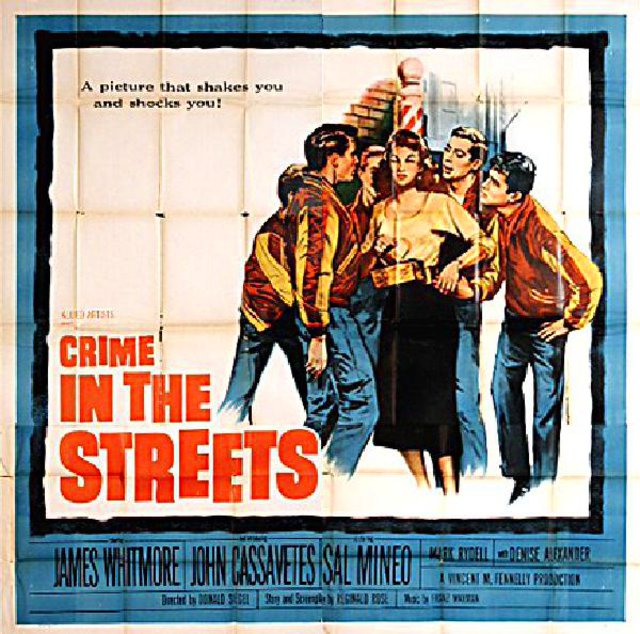 Crime in the Streets Original 1956 U.S. Six Sheet Movie Poster
