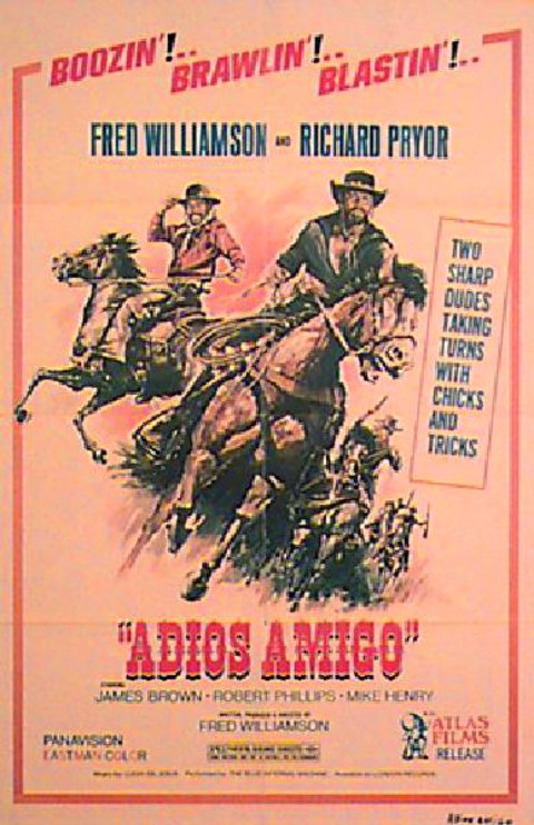 Adios Amigo Original 1975 U.S. One Sheet Movie Poster