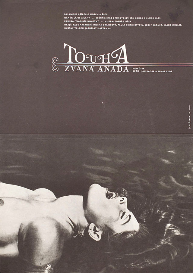 Adrift Original 1970 Czech A3 Movie Poster