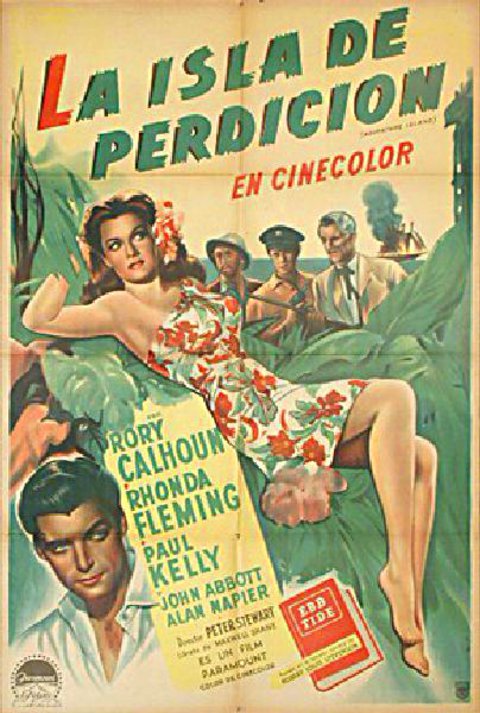 Adventure Island Original 1947 Argentine Movie Poster