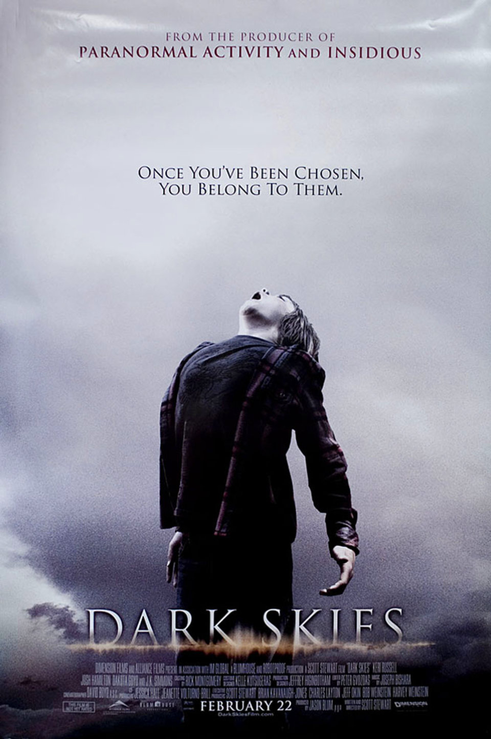 Dark Skies Original 2013 U.S. One Sheet Movie Poster