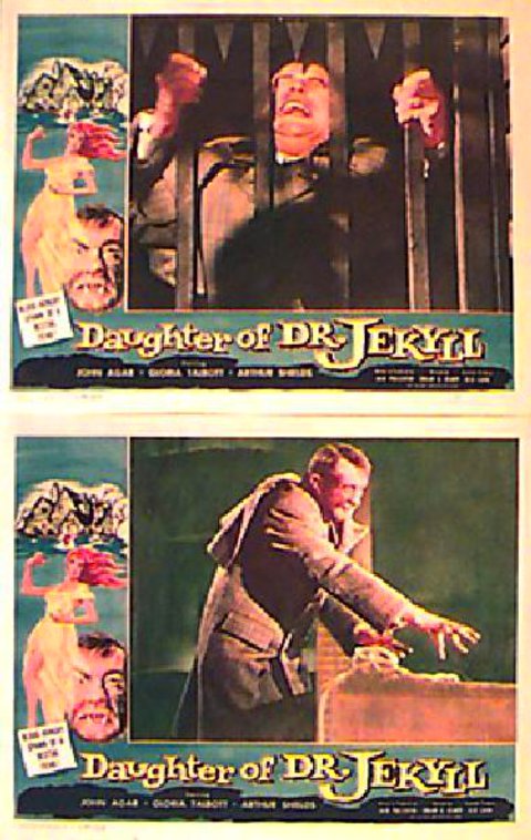 Daughter of Dr. Jekyll Original 1957 U.S. Lobby Card Set
