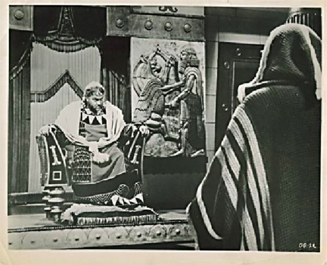 David and Goliath Original 1961 U.S. Silver Gelatin Single-Weight Photo