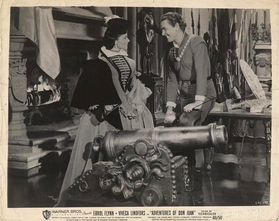 Adventures of Don Juan 1949 U.S. Silver Gelatin Single-Weight Photo