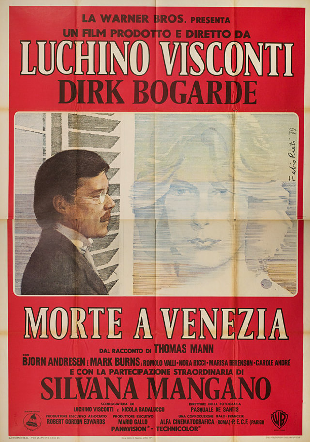 Death in Venice Original 1970 Italian Quattro Foglio Movie Poster