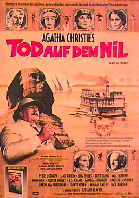 Death on the Nile Original 1978 German A1 Movie Poster
