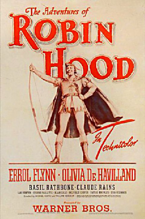 The Adventures of Robin Hood Original R1942 U.S. One Sheet Movie Poster