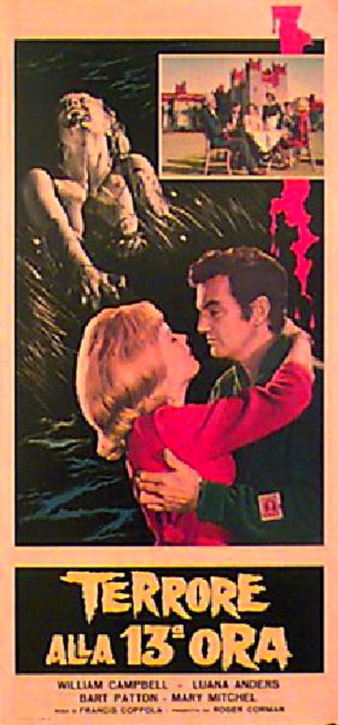 Dementia 13 Original 1963 Italian Locandina Movie Poster Posteritati