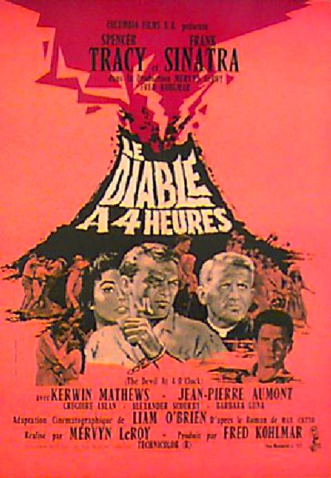 The Devil at 4 O'Clock Original 1961 French Moyenne Movie Poster