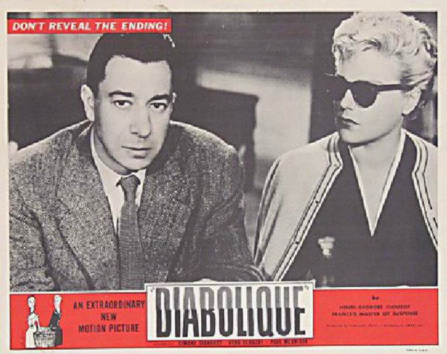 Diabolique Original 1960s U.S. Scene Card