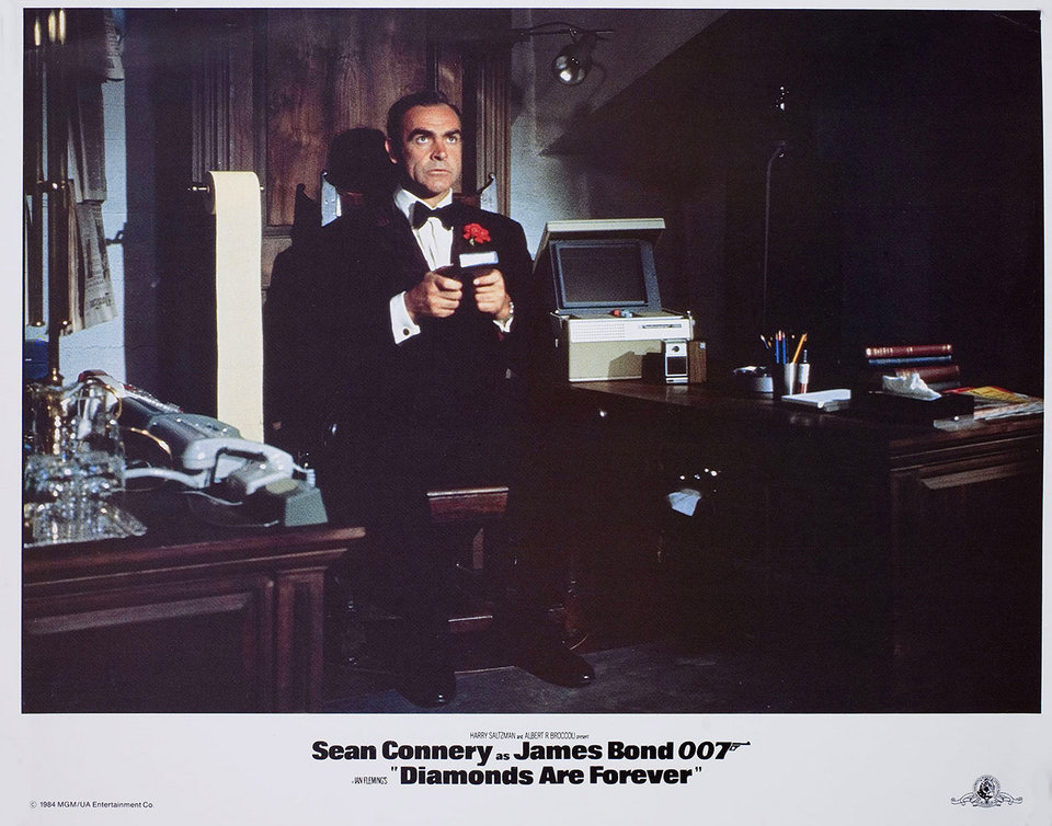 Diamonds Are Forever Original R1980 U.S. Scene Card