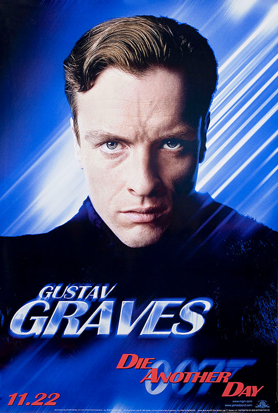 Die Another Day Original 2002 U.S. One Sheet Movie Poster