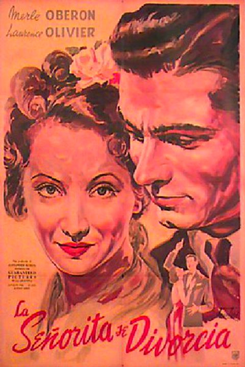The Divorce of Lady X Original 1946 Argentine Movie Poster