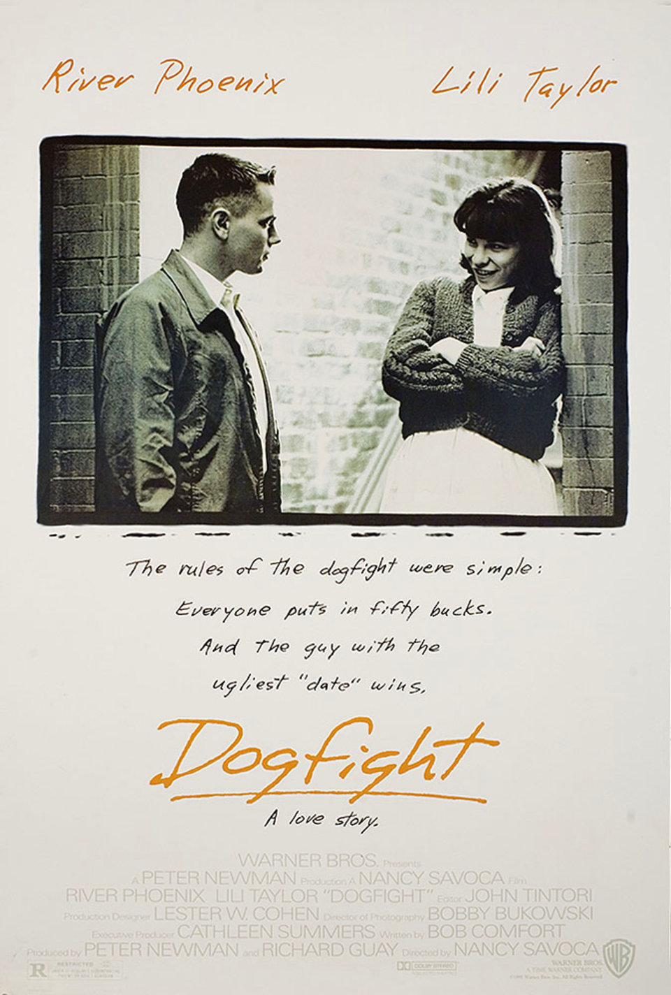Dogfight Original 1991 U.S. One Sheet Movie Poster