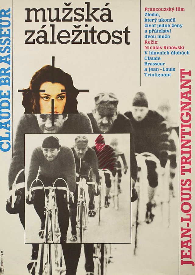 Dead Certain Original 1980s Czech A3 Movie Poster