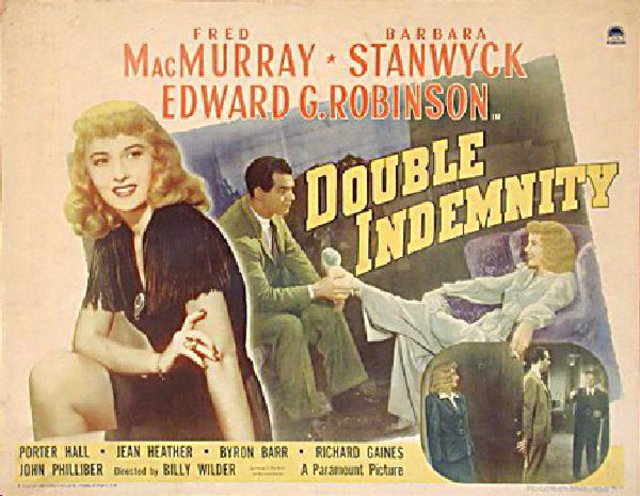 Double Indemnity Movie Poster (1944) – Hollywood Classic Reproduction