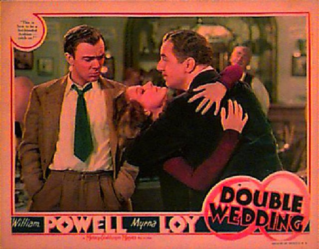Double Wedding Original 1937 U.S. Scene Card