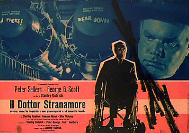 Dr. Strangelove Original 1964 Italian Fotobusta Movie Poster
