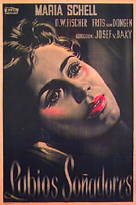 Dreaming Lips Original 1953 Argentine Movie Poster