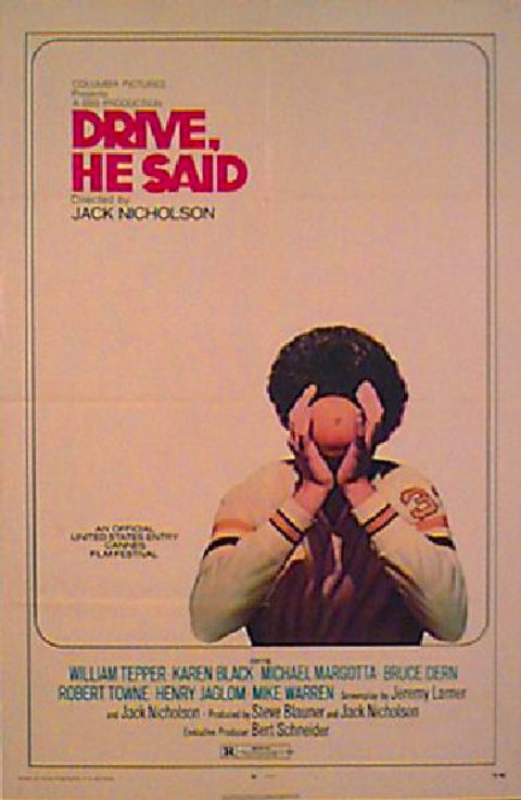 Drive, He Said Original 1971 U.S. One Sheet Movie Poster