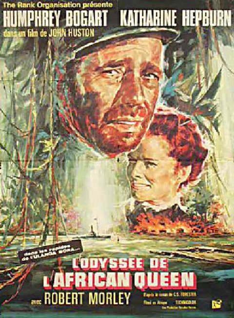 The African Queen R1970s French Moyenne Poster