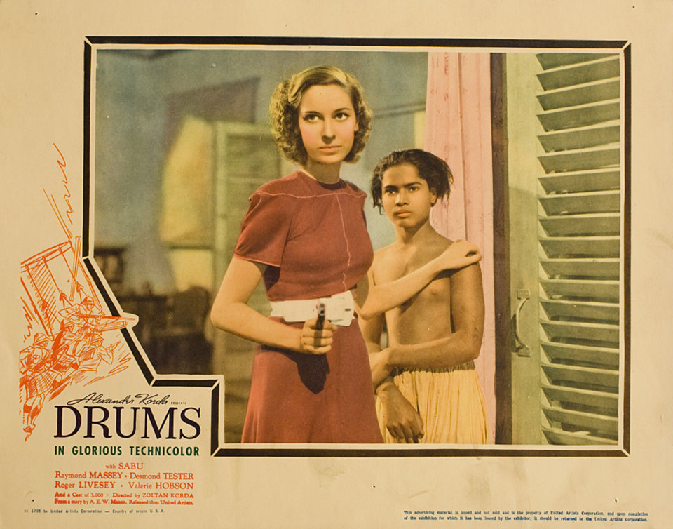 Drums 1938 U.S. Scene Card Posteritati Movie Poster Gallery