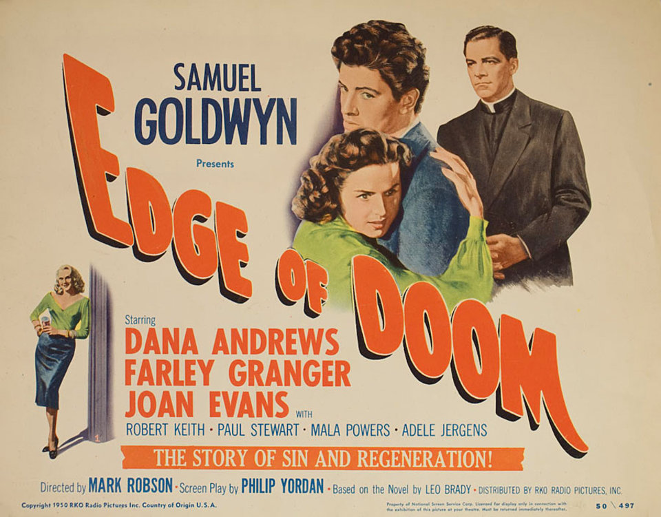Edge of Doom Original 1956 U.S. Title Card