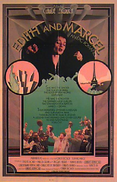 Edith and Marcel Original 1984 U.S. One Sheet Movie Poster