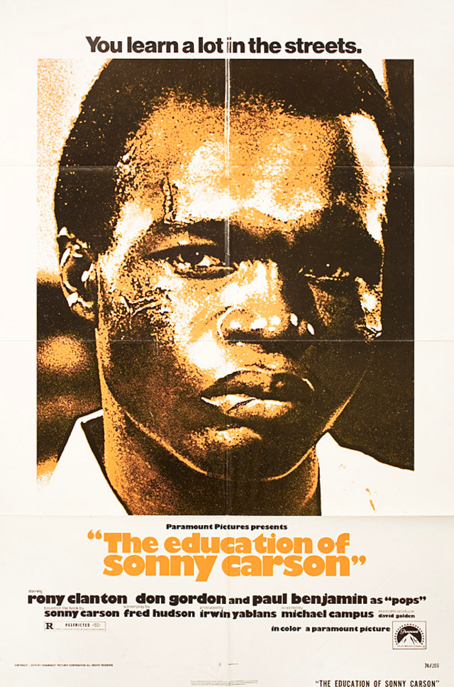 The Education of Sonny Carson Original 1974 U.S. One Sheet Movie Poster