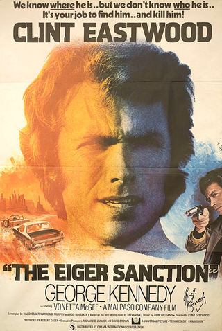 アイガー  サンクション  ポスター。 The Eiger Sanction / B2 / Japan