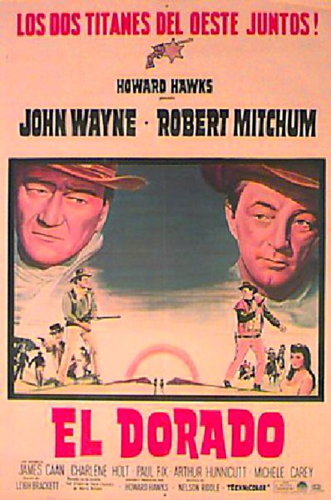 El Dorado Original 1966 Argentine Movie Poster