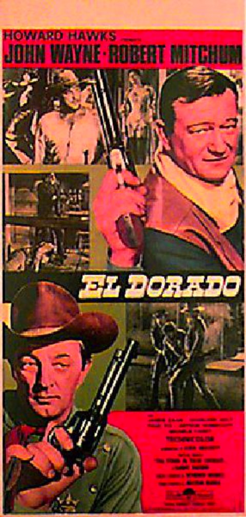 El Dorado Original 1966 Italian Locandina Movie Poster