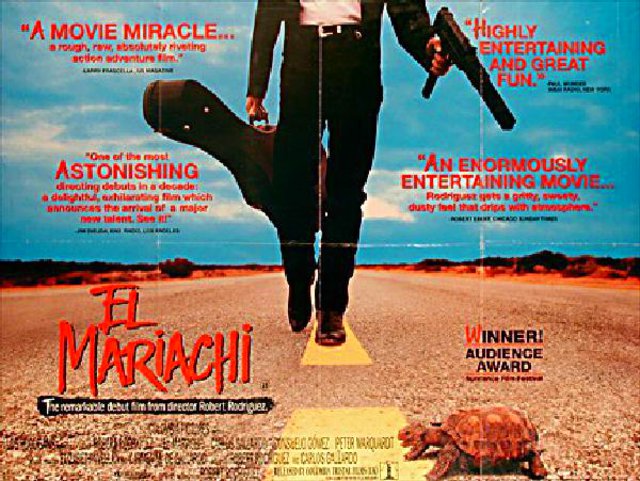 El mariachi Original 1993 British Quad Movie Poster