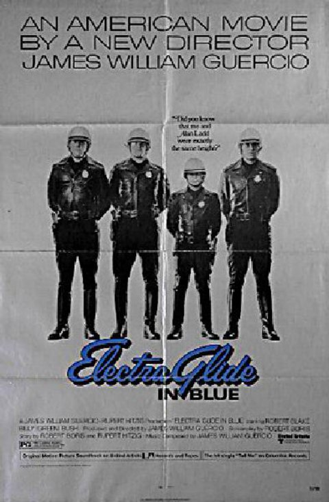 Electra Glide in Blue Original 1973 U.S. One Sheet Movie Poster
