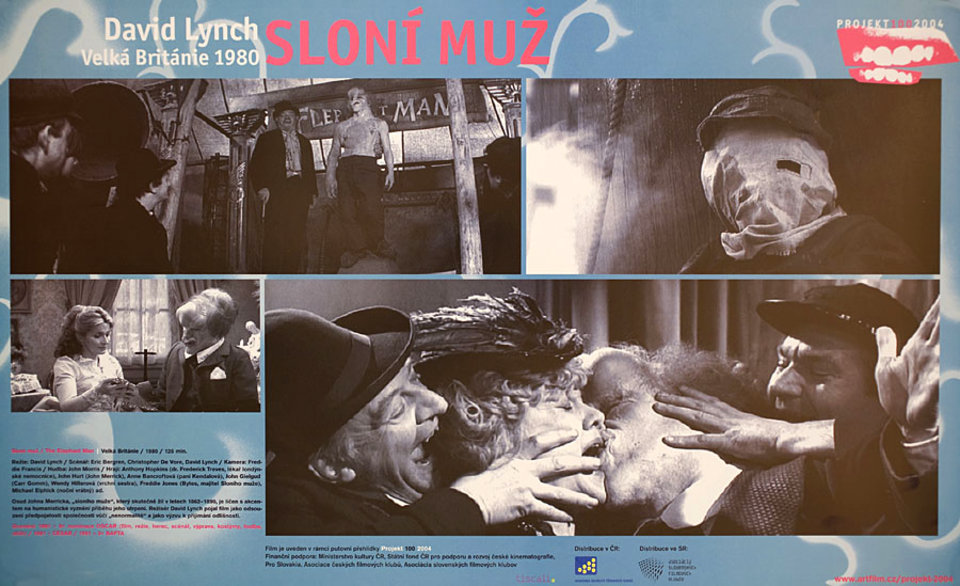 The Elephant Man Original R2004 Czech A3 Movie Poster