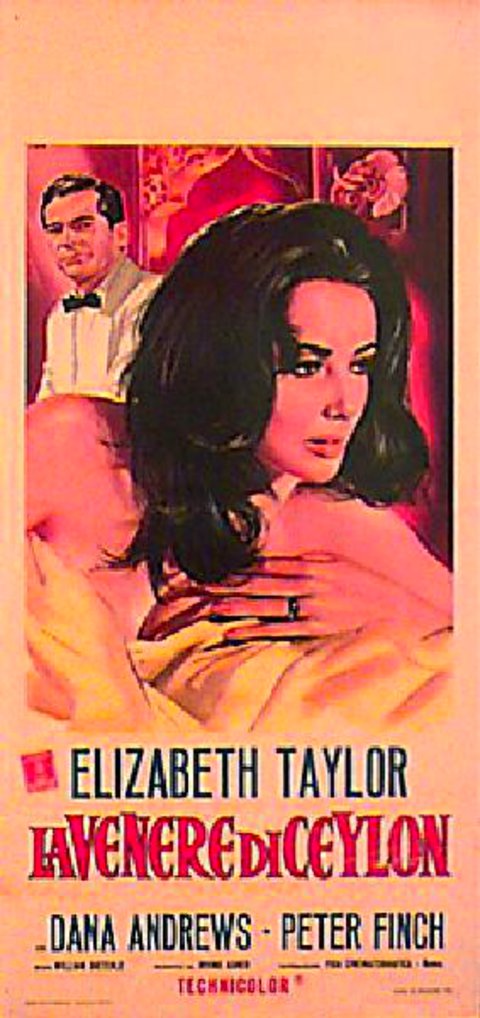 Elephant Walk Original 1963 Italian Locandina Movie Poster