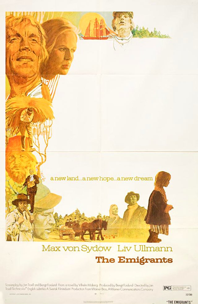 The Emigrants Original 1972 U.S. One Sheet Movie Poster