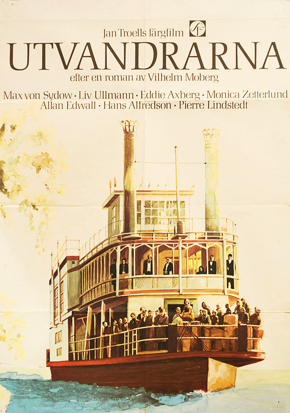 The Emigrants Original 1971 Swedish B1 Movie Poster