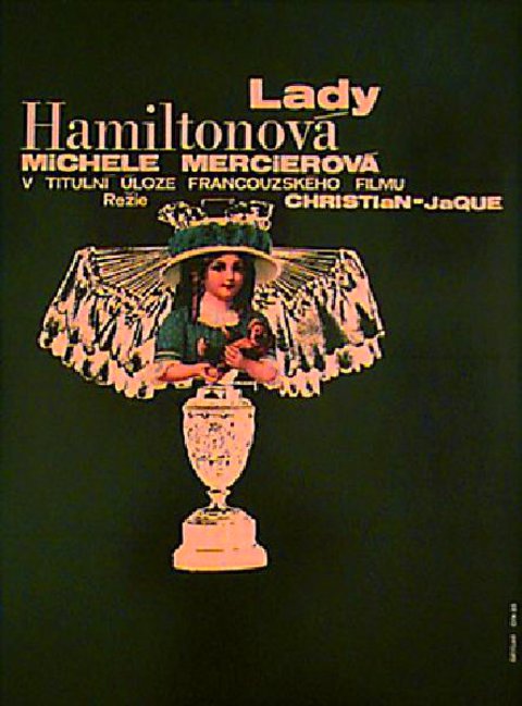 Emma Hamilton Original 1968 Czech A1 Movie Poster