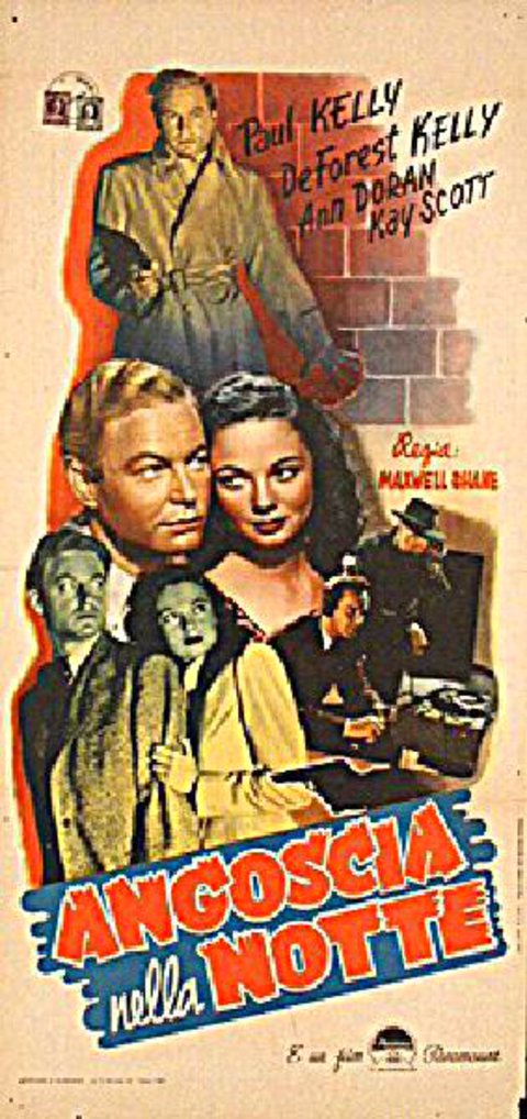 Fear in the Night Original 1949 Italian Locandina Movie Poster